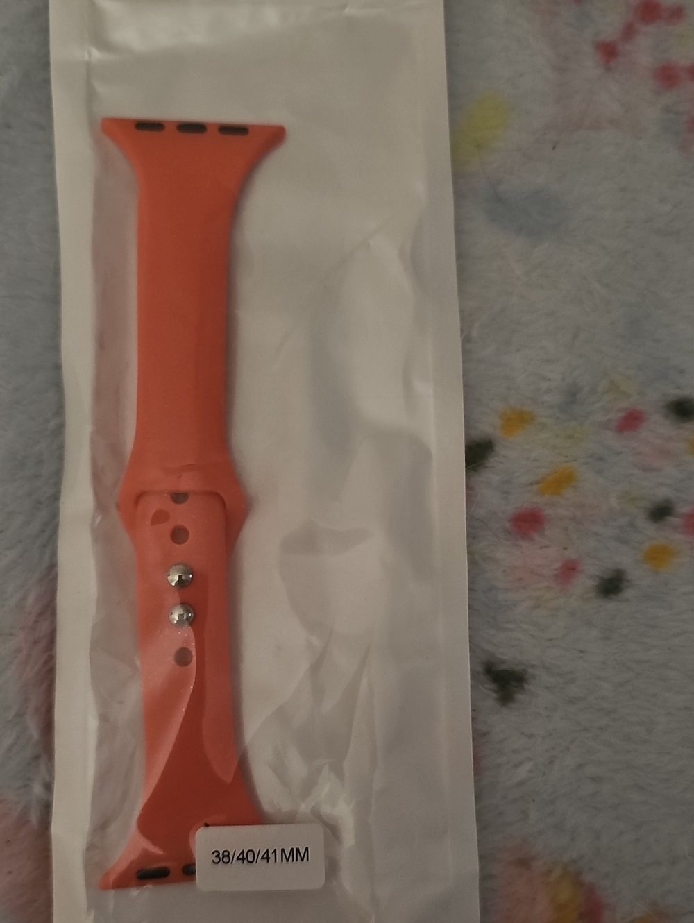 Silicone Apple Watch Style Band - Orange (38/40/41mm)